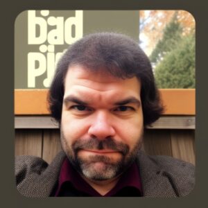 Read more about the article My profile pic imagined as a Pulp Fiction character